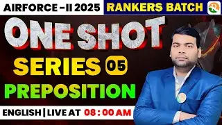 English One Shot -05 | Preposition | Airforce Complete English | Airforce English Marathon Classes