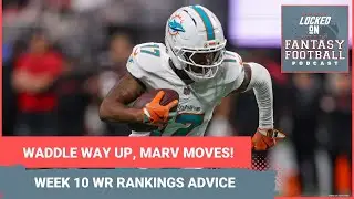 UP on Jaylen Waddle, Marvin Harrison Jr.; TRUST Emeka Egbuka? WEEK 10 fantasy football WR RANKINGS