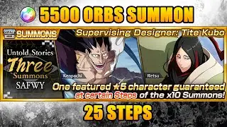 Bleach Brave Souls - 5500 Orbs Untold Stories: Three Summons
