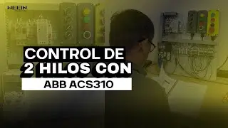 Control de 2 hilos con el variador de frecuencia ABB ACS310