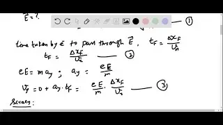(III) In a given CRT, electrons are accelerated horizontally by 7.2 kV . They then pass th&hellip;