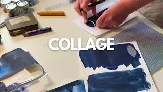 Experimenting With Collage In My Sketchbook ✏️ An Illustrator Gets Inspired When Shopping