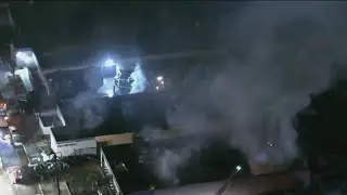 Incendio explosivo en una planta de reciclaje en South El Monte