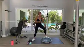 HOW TO : Bosu Ball Side to Side Squat