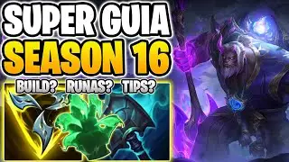 GUIA DE YORICK SEASON 16 | COMO JUGAR YORICK TOP FACIL Y RAPIDO | BUILD, RUNAS, CONSEJOS, TIPS Y MAS