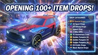 My Biggest Rocket League Drop Opening EVER! Special &rarr; Black Market
