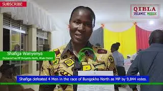 Shafiga Wanyenya defeated four Men in the race as MP Bungokho North Mbale District 