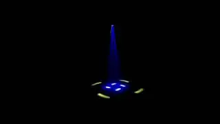 RGBW LED Moving Head Beam Rotating Rainbow Effect Light
