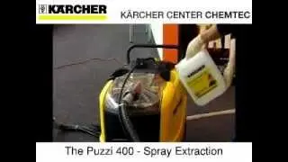 Karcher Puzzi 400 super. Демонстрация.