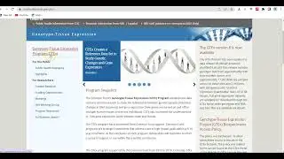 what is the Genotype Tissue Expression GTEx Program meaning
