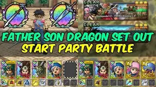 Father and Son Dragons Set Out & Start Party Battle [Dragon Quest Tact x The Adventure of Dai]