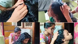 Two friends enjoying || black hair 