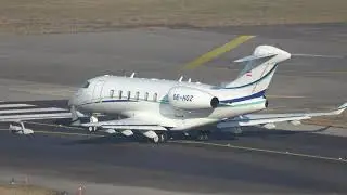 OE-HOZ CHALLENGER 350 ARRIIVING AND DEPARTING ZURICH - 20-1-2026 WEF