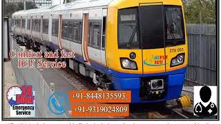 Hifly ICU Train Ambulance Service from jabalpur to Delhi At a Affordable price