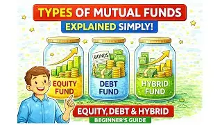 Equity, Debt & Hybrid Funds Explained | Mutual Fund Basics for Beginners