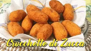 CROCCHETTE DI ZUCCA🎃AL ROSMARINO - gustose ed economiche