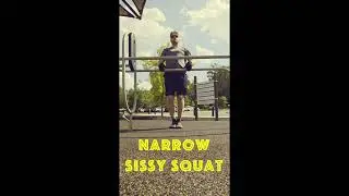 Narrow Sissy Squats | Quad Isolation for Leg Strength & Mobility #legs #quads #bodybuilding #leg
