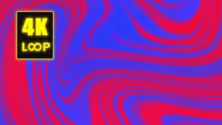 Free Usage Looped Video VJ Trance Blue Liquid Wavy Dynamic Backdrop