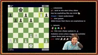 Hikaru playing Explosive Chess, quite literally