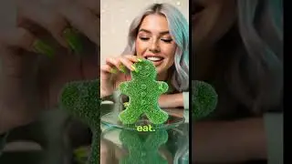 Sour Lava Gummy Man 🍬💚 #asmr #lavafood #aiasmr #eating #eatingsounds