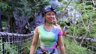 Tiger Cave Zip Line Tubing Combo only in Belize only at Darknight 