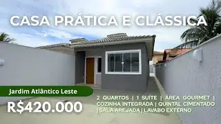 CASA CLÁSSICA COM 2 QUARTOS NO JARDIM ATLÂNTICO LESTE 📍🏡| R$420.000💲✅