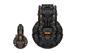 starsector spriting timelapse: electric disassemble, medium and massive