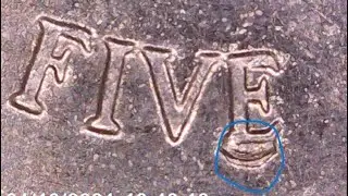 2017-P Jefferson Nickel Die Chip Error 