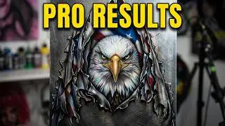 How to Airbrush Ripping Eagle