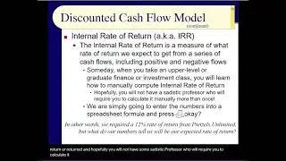 BUS123 Chapter 06 - Discounted Cash Flow Model, The Value Line - Slides 35 to 57 - Spring 2021
