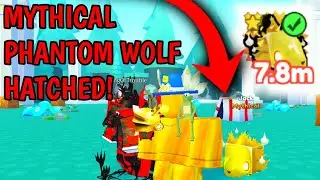 FIRST Mythical Phantom Wolf HATCHED | Pet Simulator X | Roblox