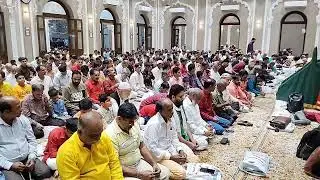 JASHAN IMAM HUSAIN AS IBNE ALI AS AZAN NAMAZ E MAGRIB ISHA 6 39 PM SHIA ISHNA ASHARI KHOJA JAME MASJ