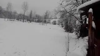 Snowfall in chatter plain
