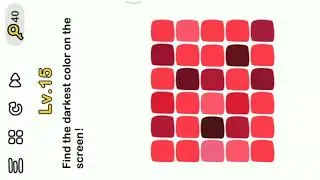 Brain Out Level 12 || Find The Darkest Color On The Screen.