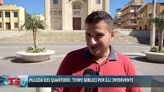 PULIZIA DEI QUARTIERI  TEMPI BIBLICI PER GLI INTERVENTI