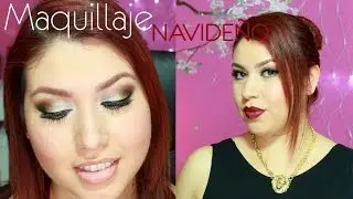 MAQUILLAJE EN ORO, PLATA Y BRONCE / Look Navidad ❄❅❄