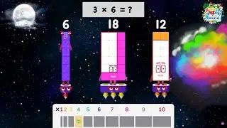 Мир Numberblocks: Быстро и весело выучите таблицу умножения на 6 для детей