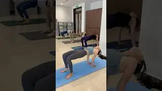bridge yoga pose tutorial | #yoga #yogastretch #fullbodyyoga #morningyoga #yogaathome #bridgepose