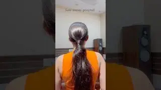 Low messy ponytail #shortvideo #trending #youtube #youtubeshorts #viralvideo #shorts #hairstyle
