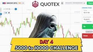 Quotex Binary trading DAY 4 5000 to 10000 challenge #binancebanned #quotex