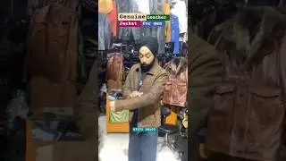 cheapest leather market in delhi !! leather Jacket for men #ytshorts #short #fashion