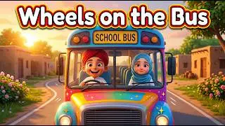 Wheels on the Bus - Urdu Nursery Rhyme  Ayan & Ali Cartoon 🚌✨