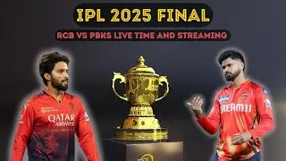 LIVE: IPL FINAL 2025 - RCB VS PBKS 03th June 2025 - Tuesday - EM ITV Pvt Ltd