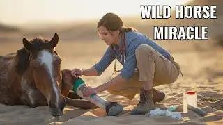 DESERT RESCUE | Ranger Saves Wild Mustang Trapped in Illegal Snare