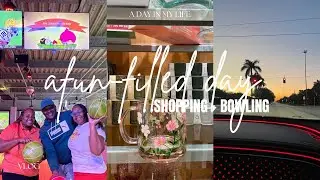 LETS GO BOWLING & SHOPPING at Ross, Five&Below, TJ Maxx, Dollar Tree, Bath & Body Works| @th3samfam