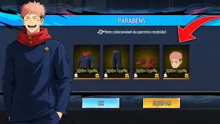 FUI O PRIMEIRO A PEGAR O ITADORI NO FREE FIRE 😱