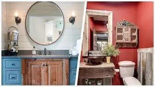 75 Orange Floor And Red Floor Powder Room Design Ideas You'll Love 🎀
