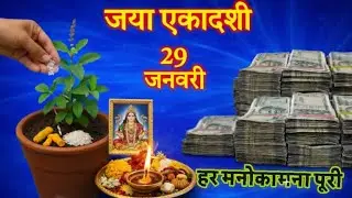 जया एकादशी के दिन तुलसी में क्या चढ़ाना तुलसी माता को प्रसन्न करने का सबसे आसान उपाय पूजा#tulsi puja
