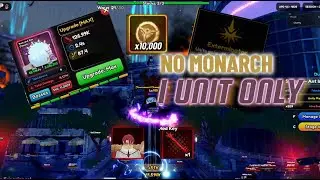 1 UNIT ONLY!  CRAZY Solo Dungeon Ant Island Raid (STARTER UNIT+ NO MONARCH) Roblox Anime Vanguards