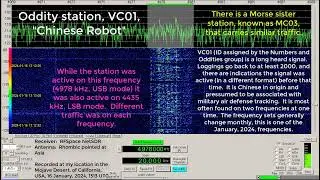Shortwave oddity station, VC01, the 